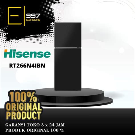 Jual Hisense Kulkas Rt N Ibn Rt Pintu Liter Shopee