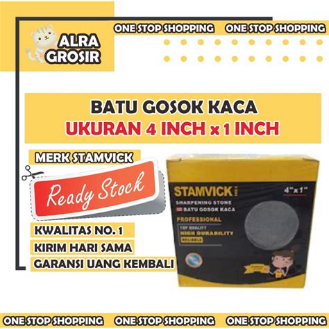 Jual Batu Amplas Asah Kaca Batu Penghalus Kaca Stamvick Inch Batu