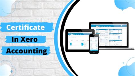 Certificate In Xero Accounting Course Youtube