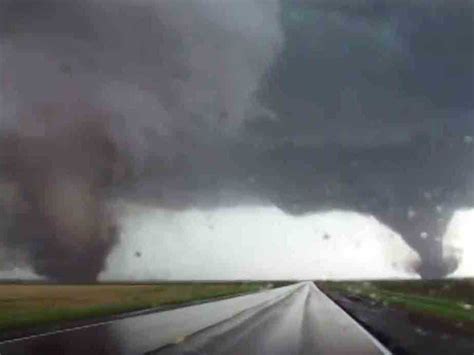 Storm Chasers Capture Video Of Pilger Nebraska Twin Tornadoes