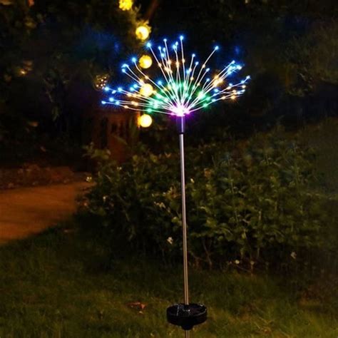 Balise Borne Solaire Lampe Solaire En Forme De Enqu Ter D Artifice De