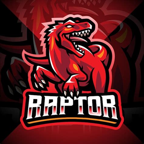 Dise O De Logotipo De Mascota Raptor Esport Vector Premium