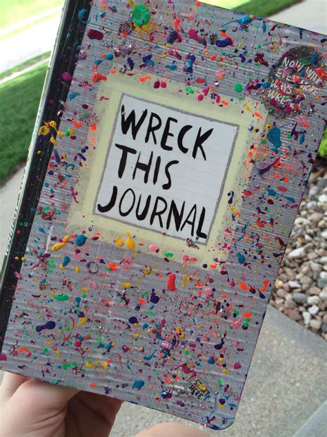 Wreck This Journal Front Cover Ideas