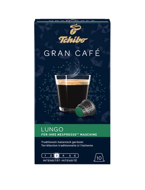 Tchibo Gran Café Lungo 10 capsules кофе в капсулах для машин Nespresso