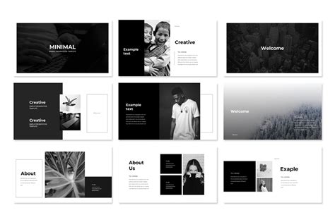 Powerpoint Themes Black And White