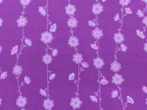 Purple Floral Fabric - Fabric Warehouse