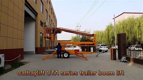 Ce Certificated M Kg Load High End Sky Trailer Towable Boom