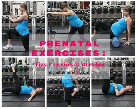 Prenatal Exercise: Tips, Exercises & Stretches - Michelle Marie Fit