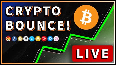 Live Bitcoin Bounce Stock Market Green Ignore Fud Crypto Buy