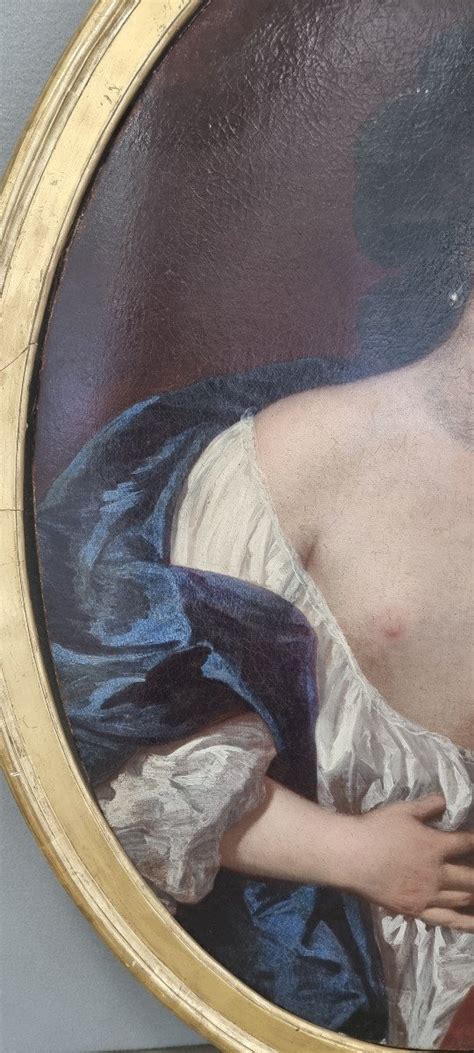 Proantic Naked Woman Oil On Canvas Seventeenth Century