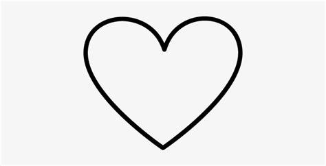 Heart Outlined Shape Vector Corazon Forma Png Image Transparent Png