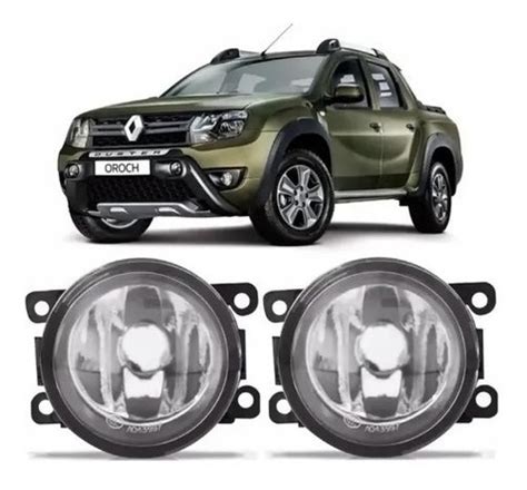 Par Farol De Milha Auxiliar Renault Duster Oroch 2015 A 2020 Frete grátis