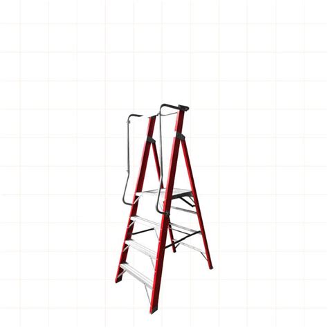 Pro Grp Wide Step En131 Glass Fibre Wide Step Ladders