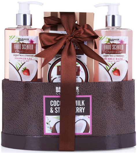 Teiliges Bade Und Dusch Set Coconut Milk Strawberry Kokosnuss