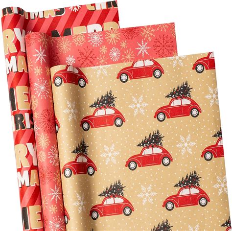 Amazon RUSPEPA Christmas Wrapping Paper Rolls 17 Inches X 10