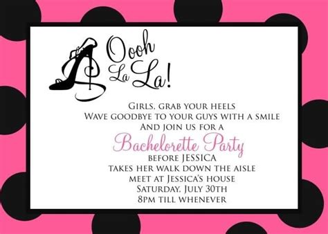 Bachelor/bachelorette Invitation Ideas