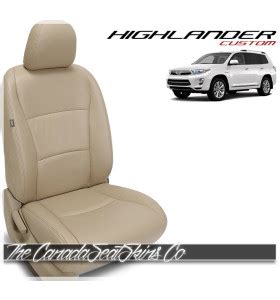 Toyota Highlander Leather Upholstery Kits