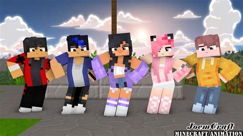 Aphmau Friends Dance Crew Chicken Wings Meme Me Too Dance Gangnam