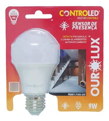 Lampada Led Controled Sensor De Presen A W K Ourolux