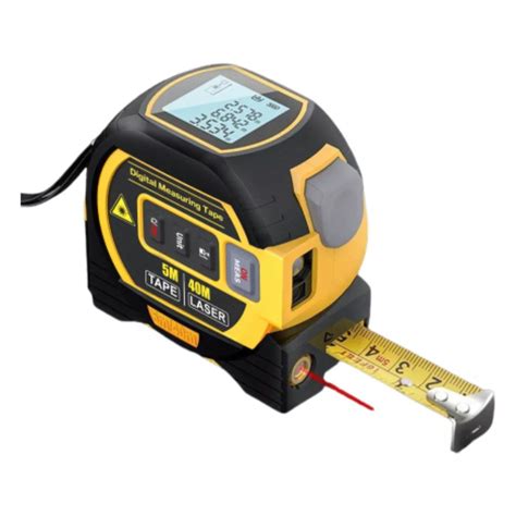 Trena Laser Digital 40M Fita Métrica 5M Multifuncional 3 em 1 Shopee