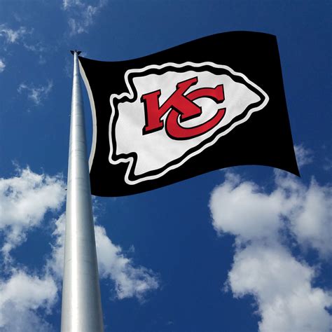 3'x5' Kansas City Chiefs Flag(black) – Service First Products