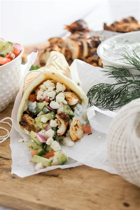 Chicken Gyros With Tzatziki Homemade Pita The Seasoned Skillet