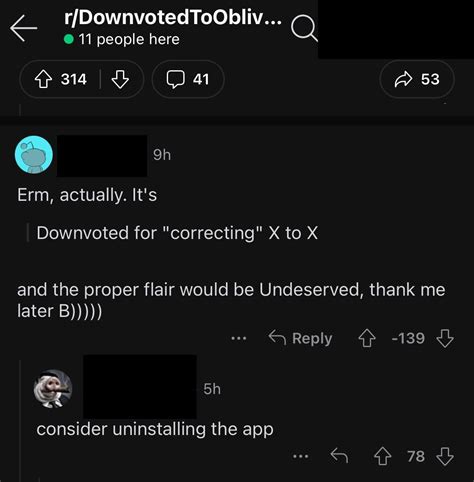 Downvoted For Correcting Op Who Posted In This Sub About Someone Who Was Downvoted For