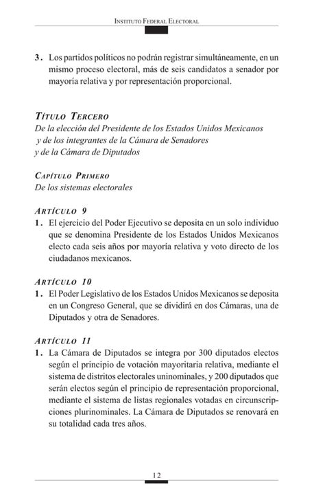 Cofipe Código Federal De Instituciones Y Procedimientos Electorales