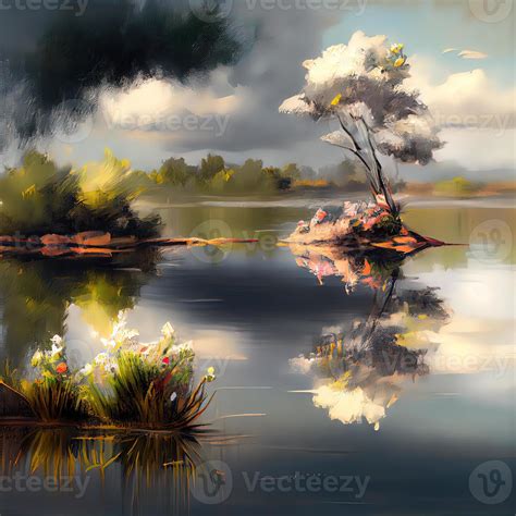 Fine Art Painting - 22720326 Stock Photo at Vecteezy