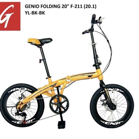 Promo Sepeda Lipat Folding Genio By United F 211 20 Inch Di Seller