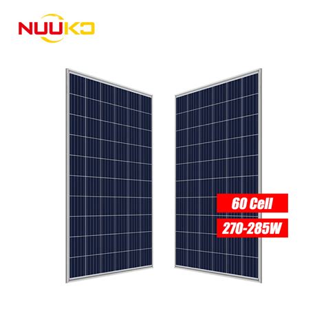 Nuuko Solar Panel 270W 275W 280W 285W Solar Module For Home Solar