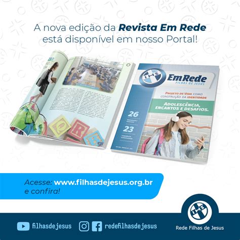 A nova edição da Revista Em Rede está no ar Filhas de Jesus