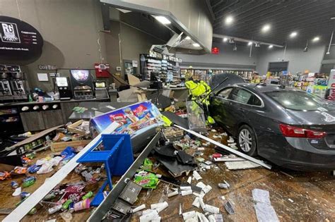 Seriously Hurt After Car Crashes Into Greensburg Gas Station