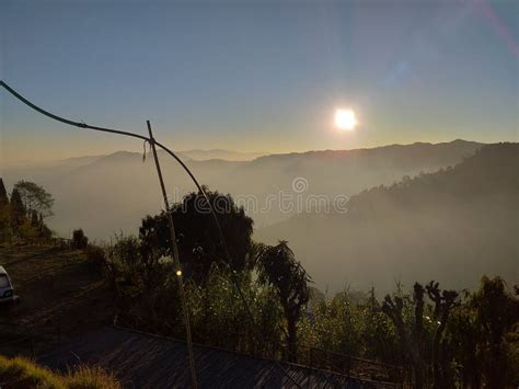 Good Morning Himalayan Hills Sunrise Stock Photo - Image of good, morning: 170738760