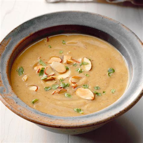 Moroccan Cauliflower And Almond Soup Recipe Taste Of Home