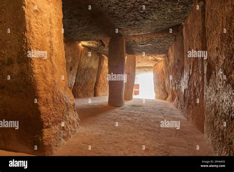 Menga Dolmen Menga Megalithic Dolmen Antequera Malaga Province
