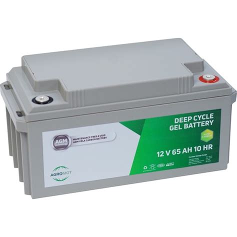 Agromot 12V 65 Ah Jel Akü Deep Cycle Nano Carbon Agm Battery Fiyatı