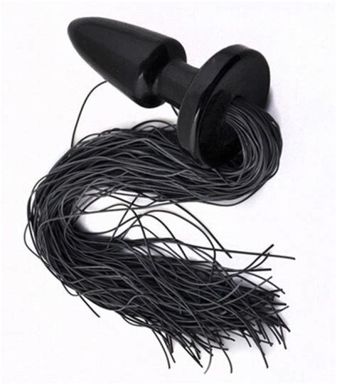 Soft Rubber Tail Anal Butt Plug Truth Or Dare