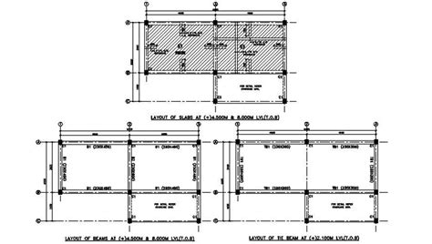 Beam And Slab Layout Plan Autocad Drawing Dwg File Cadbull Autocad My Hot Sex Picture