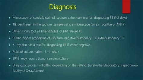 Tuberculosis at glance | PPT