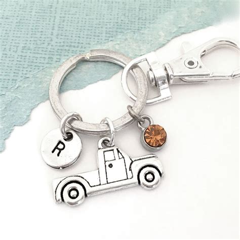 Pickup Truck Keychain Truck Key Chain First Car Keychain - Etsy