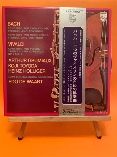 ARTHUR GRUMIAUX Concerto Bach Vivaldi Per Violino Philips Serie Sfx