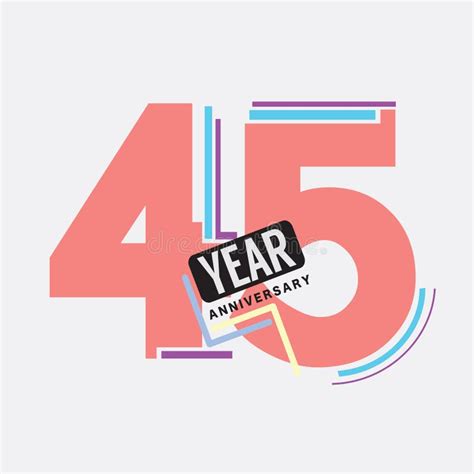 Th Years Anniversary Logo Birthday Celebration Abstract Design Vector