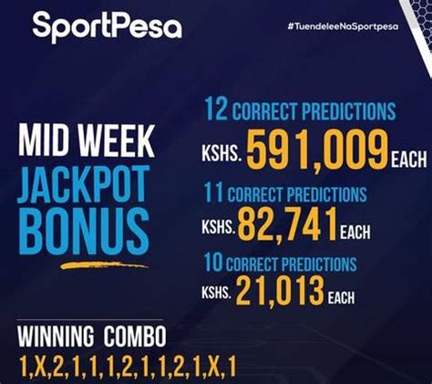 Congratulations Here Is The Result For Sportpesa Midweek Jackpot For