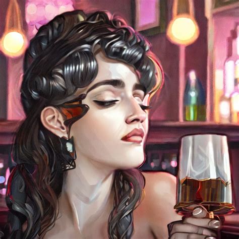 Stabilityai Stable Diffusion Real Portrait Of Female Queen At A Bar