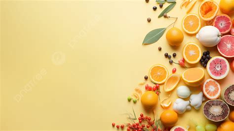 Food Gourmet Fruit Border Background Food Fruit Orange Background