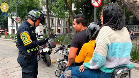 Nuevo reglamento de tránsito para motos entra en vigor el domingo en CDMX