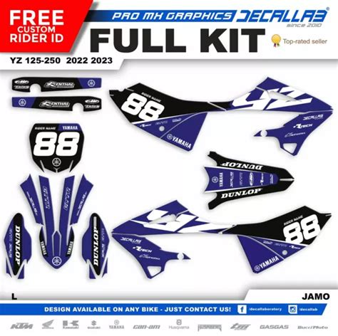 Yamaha Yz 125 250 2022 2023 Mx Graphics Decals Stickers Decallab Eur 147 23 Picclick It