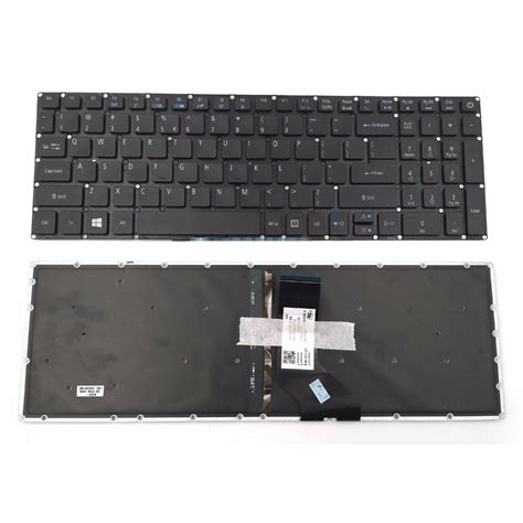 Клавиатура за лаптоп Acer Aspire V3 575TG светеща без рамка US