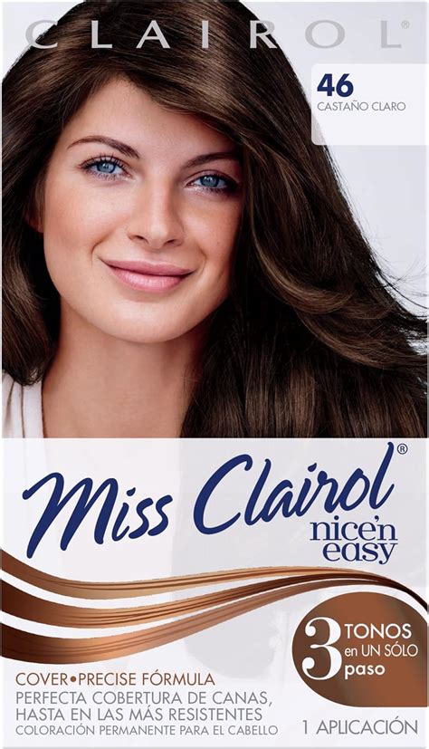 Miss Clairol Tinte L Quido Para Cabello Casta O Claro Amazon